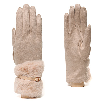 JNF13-13 FABRETTI Перчатки жен. 90% полиэстер/10% эластан