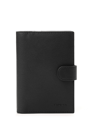 Q250276N-2 FABRETTI Обложка для документов муж. 100% натуральная кожа КРС 