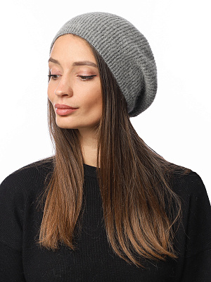 DFR88-3 FABRETTI Берет женский 50% ангора, 15% шерсть, 15% вискоза, 20% полиэстер