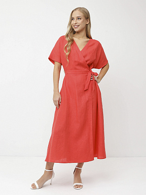 NK92-90 FABRETTI Платье женское 100% лён