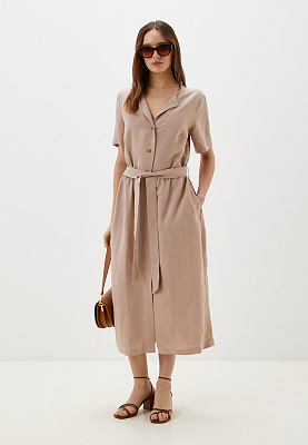 ZD06-191 FABRETTI Платье  женское 53% лён, 47% вискоза