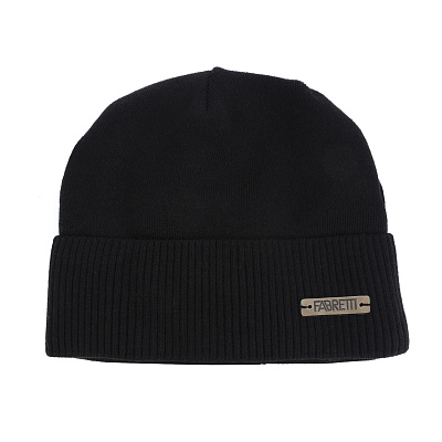 DWG91-2f Fabretti Шапка мужская 35% шерсть, 20% вискоза, 45% акрил