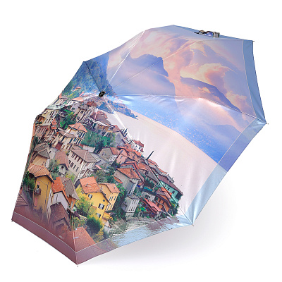 UFS7-9 Зонт жен. Fabretti, автомат, 3 сложения, сатин