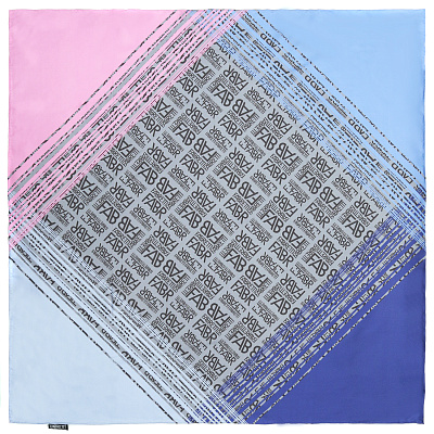 VFS0002-8 Платок жен. 100% шелк 90x90 FABRETTI