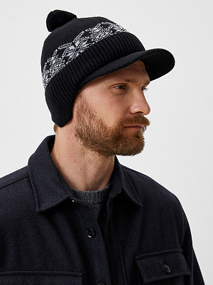 DFRG27f-2 Кепка муж. 50% шерсть 30% вискоза 20% полиэстер разм.58 FABRETTI