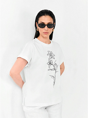 NLT017-2P FABRETTI Топ женский 98% хлопок, 2% эластан