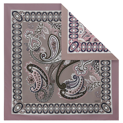 VFS6-25 Платок жен. 100% полиэстер 90x90 FABRETTI