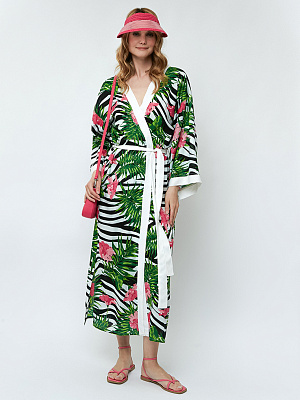 NR235-1 FABRETTI Платье-халат женское 100% вискоза