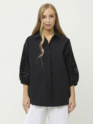 NCF58-2 FABRETTI Блуза женская 80% хлопок 20% полиэстер