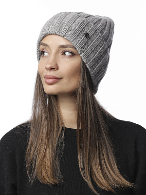 DLIF37-3 Fabretti Шапка женская 100% шерсть