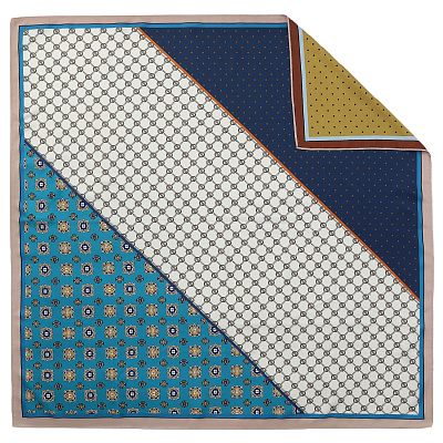 VFV22-8 Платок жен. 100% полиэстер 90x90 FABRETTI