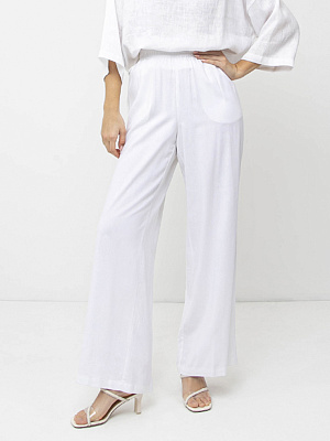 NCF79-1 FABRETTI Брюки женские 70% лён 30% вискоза