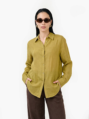 NLST63-101 FABRETTI Рубашка женская 55% рами, 45% тенсел