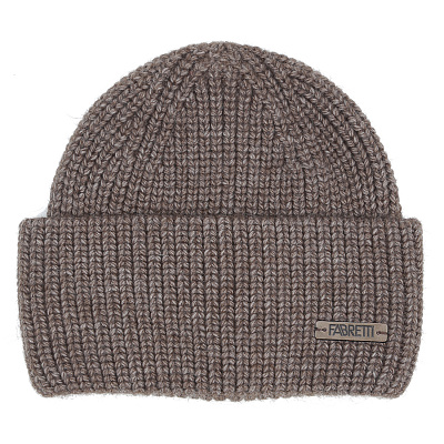 DFRG58-12 FABRETTI Шапка мужская 20% альпака, 30% шерсть, 50% акрил