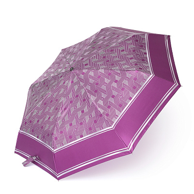 UFLS20-10 Зонт жен. Fabretti, облегченный автомат, 3 сложения, сатин