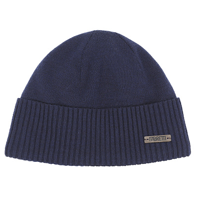 DFRG52-8f FABRETTI Шапка мужская 50% шерсть, 30% вискоза, 20% полиэстер