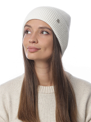 DLIF33-1 Fabretti Шапка женская 30% ангора, 20% шерсть, 35% вискоза, 15% полиэстер