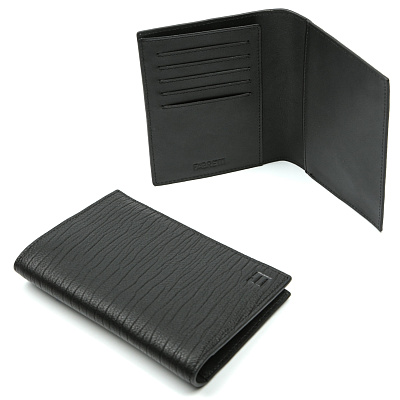 QPCm01E-2 FABRETTI Обложка для документов муж. нат. кожа