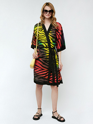 NR234-2 FABRETTI Платье-халат женское 100% хлопок