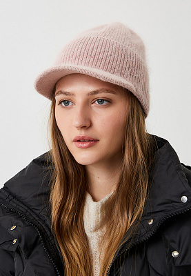 DW76-5 Кепка жен. 30% ангора, 30% вискоза, 40% нейлон разм.57 FABRETTI