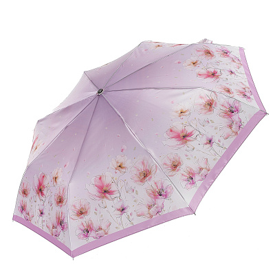 UFLS40-10 Зонт жен. Fabretti, облегченный автомат, 3 сложения, сатин