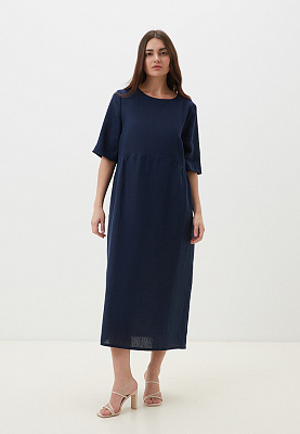 ZD85-111  FABRETTI Платье женское 53% лён, 47% вискоза