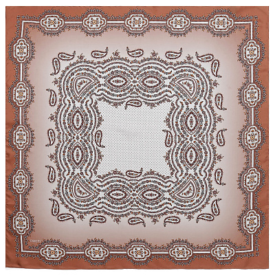 VFS0012-13 Платок жен. 100% шелк 90x90 FABRETTI