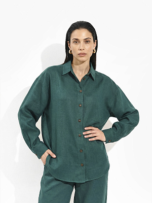 NLST62-152 FABRETTI Рубашка женская 100% лен