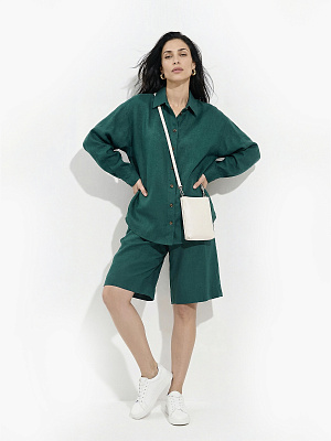 NLSH101-152 FABRETTI Шорты женские 100% лен