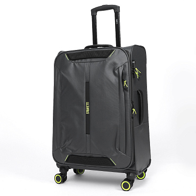 TR13545-24-3 FABRETTI Чемодан 4-х колесный 100% полиэстер