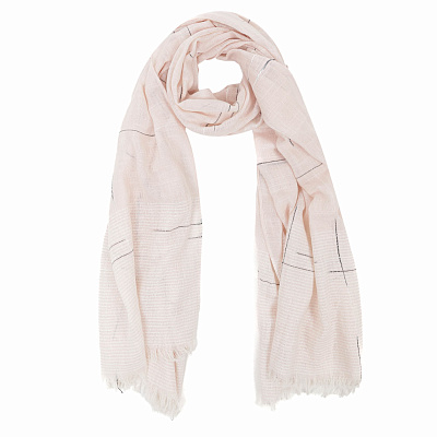 VFDY0005-5 Шарф жен. 55% хлопок, 45% полиэстер 85x185 FABRETTI