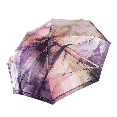UFLS101-10 Зонт жен. Fabretti, облегченный автомат, 3 сложения, сатин