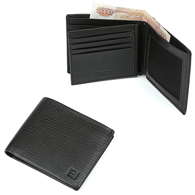 QWm05E-2 FABRETTI Кошелек муж. нат. кожа