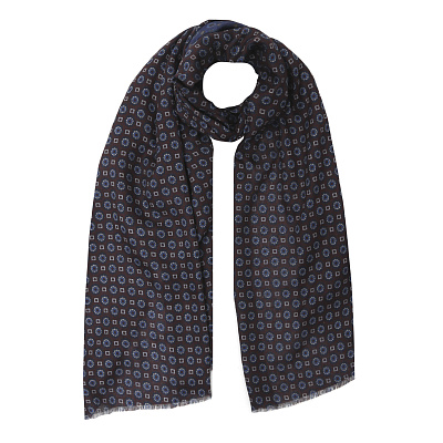 VGW5-12 Шарф муж. 100% полиэстер 70x180 FABRETTI