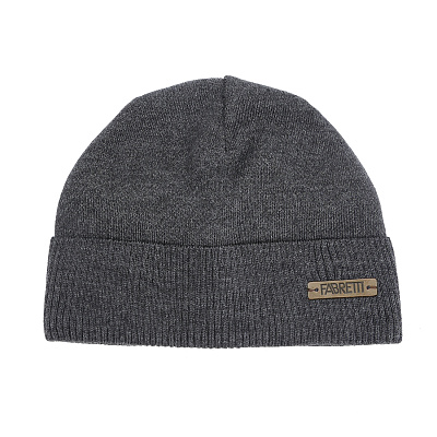 DWG91-45f Fabretti Шапка мужская 35% шерсть, 20% вискоза, 45% акрил