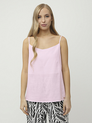 NCF97-5 FABRETTI Топ  женский 55% лён 45% вискоза