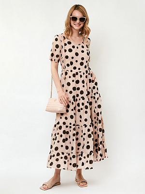 NN89Bat-70 FABRETTI Платье женское 100% хлопок