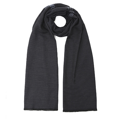 VGU13-8 Шарф муж. 50% вискоза, 30% хлопок, 20% полиэстер 45x190 FABRETTI