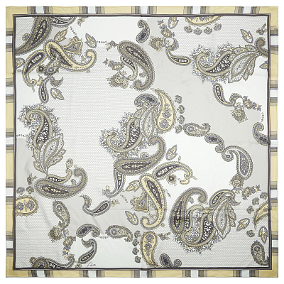 VFS0005-7 Платок жен. 100% шелк 90x90 FABRETTI