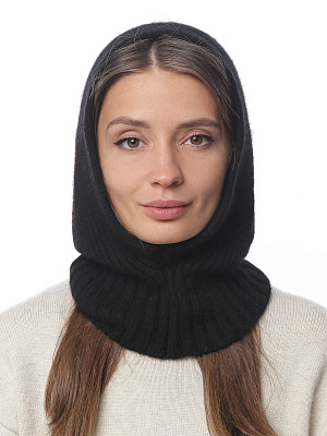 DW126-2 Fabretti Капор женский 40% шерсть енота, 15% шерсть, 25% вискоза, 20% нейлон