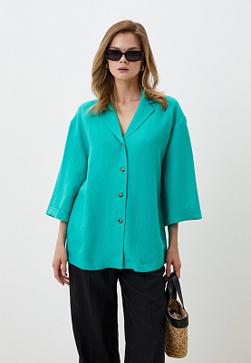 ZJ25-153 FABRETTI Блуза женская 53% лён, 47% вискоза