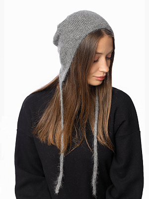 DW113-45 Fabretti Шапка женская 35% ангора, 35% вискоза, 27% нейлон, 3% полиэстер