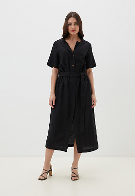 ZD06-2 FABRETTI Платье  женское 53% лён, 47% вискоза