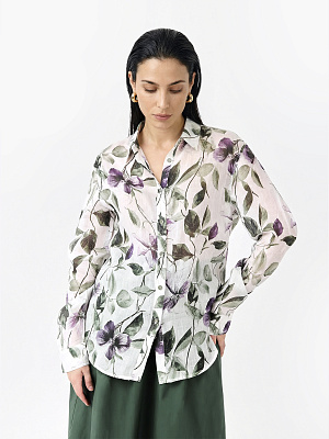 NLST63-11P FABRETTI Рубашка женская 100% рами