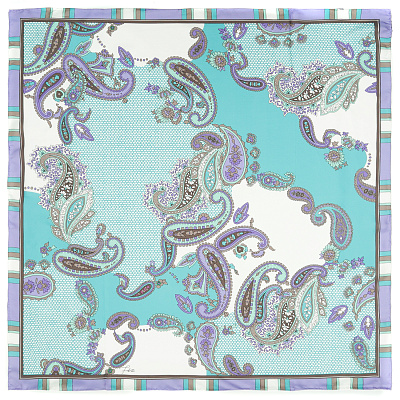 VFS0005-9 Платок жен. 100% шелк 90x90 FABRETTI