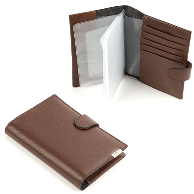 54022D-12 FABRETTI Обложка для документов муж. нат. кожа