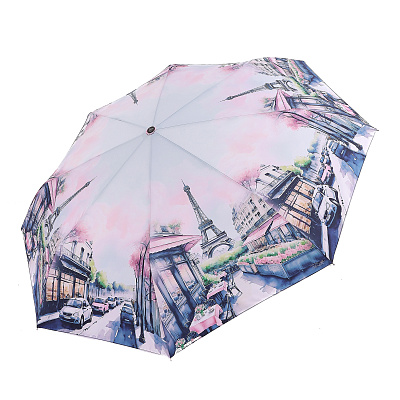 UFLR7-9 Зонт женский, облегченный автомат,3 сложения, эпонж