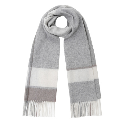 VGG2-3 Шарф муж. 100% шерсть 30x164 FABRETTI