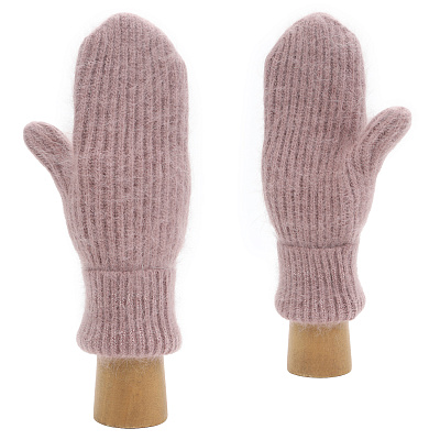 JLF12-5 FABRETTI Рукавицы жен. 40% ангора, 20% вискоза, 38% полиэстер, 2% метанит