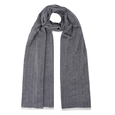 VGD4-8 Шарф муж. 40% вискоза, 60% хлопок 45x186 FABRETTI